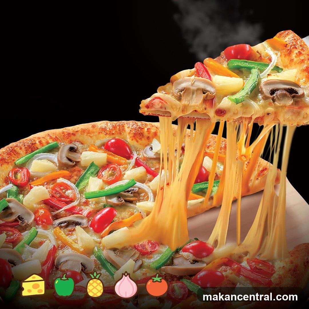 Delicious Pizza with Melting Cheese