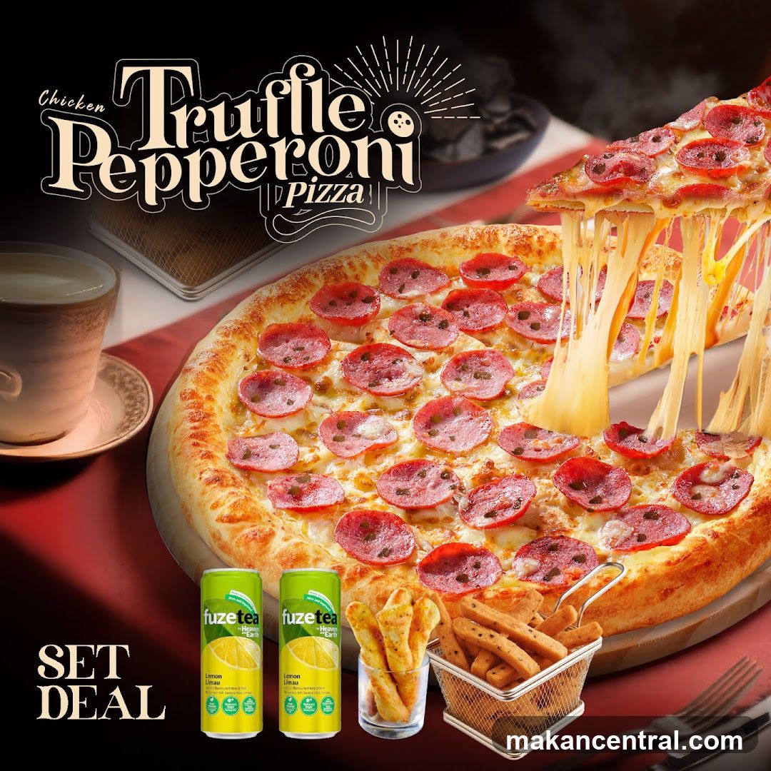 Chicken Truffle Pepperoni Pizza Set Deal