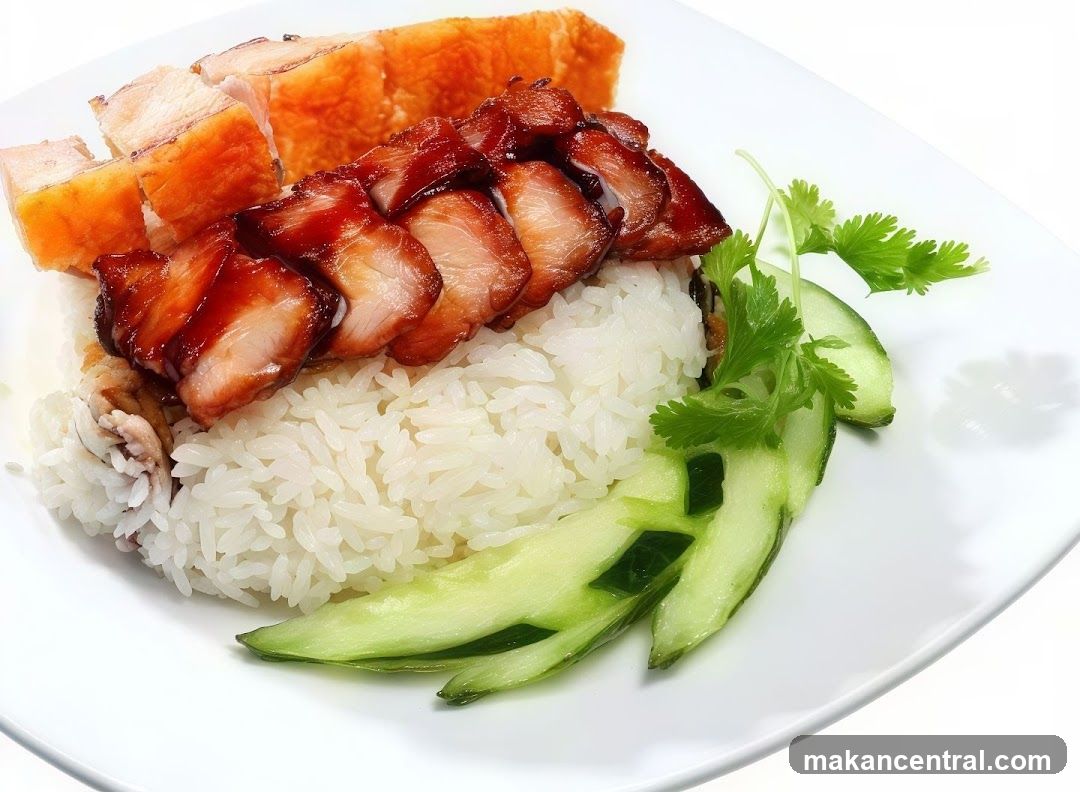 Roast Pork and Char Siu Rice