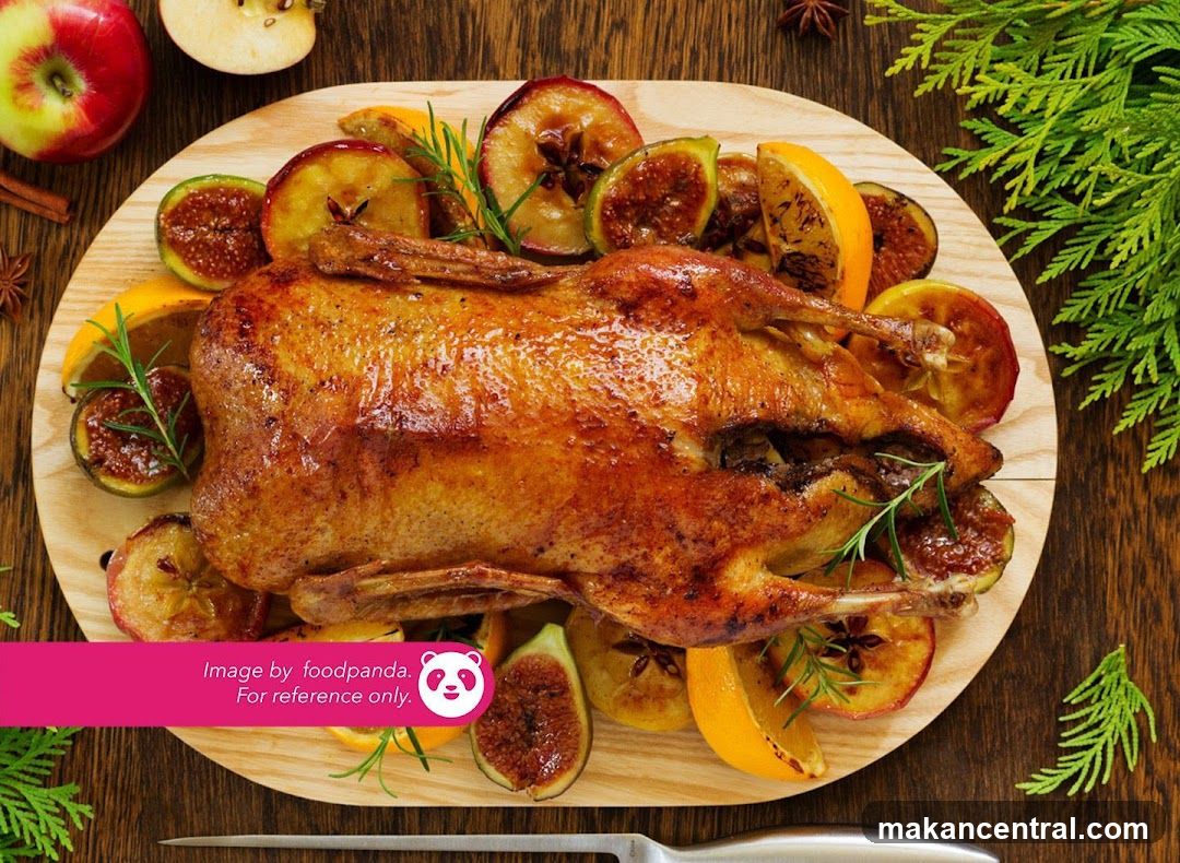 Roasted Duck with Fruits