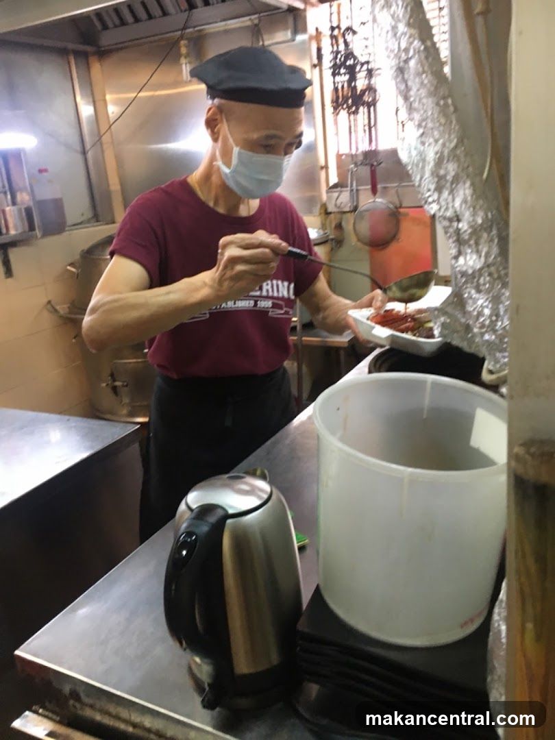 Chef preparing food