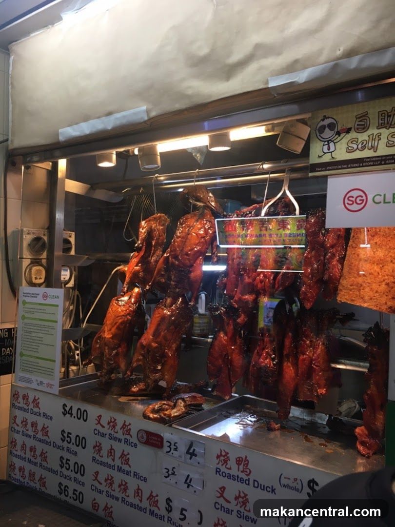 Roasted Duck and Char Siew Display