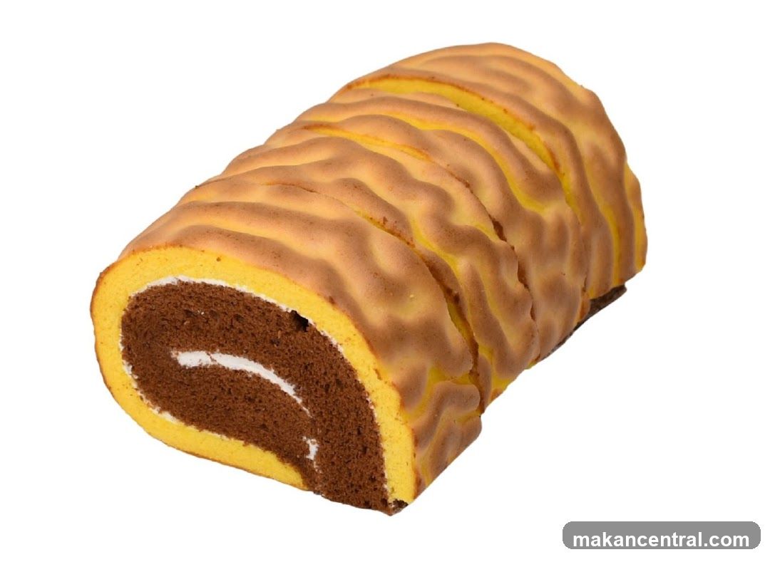 Chocolate Swiss Roll Cake