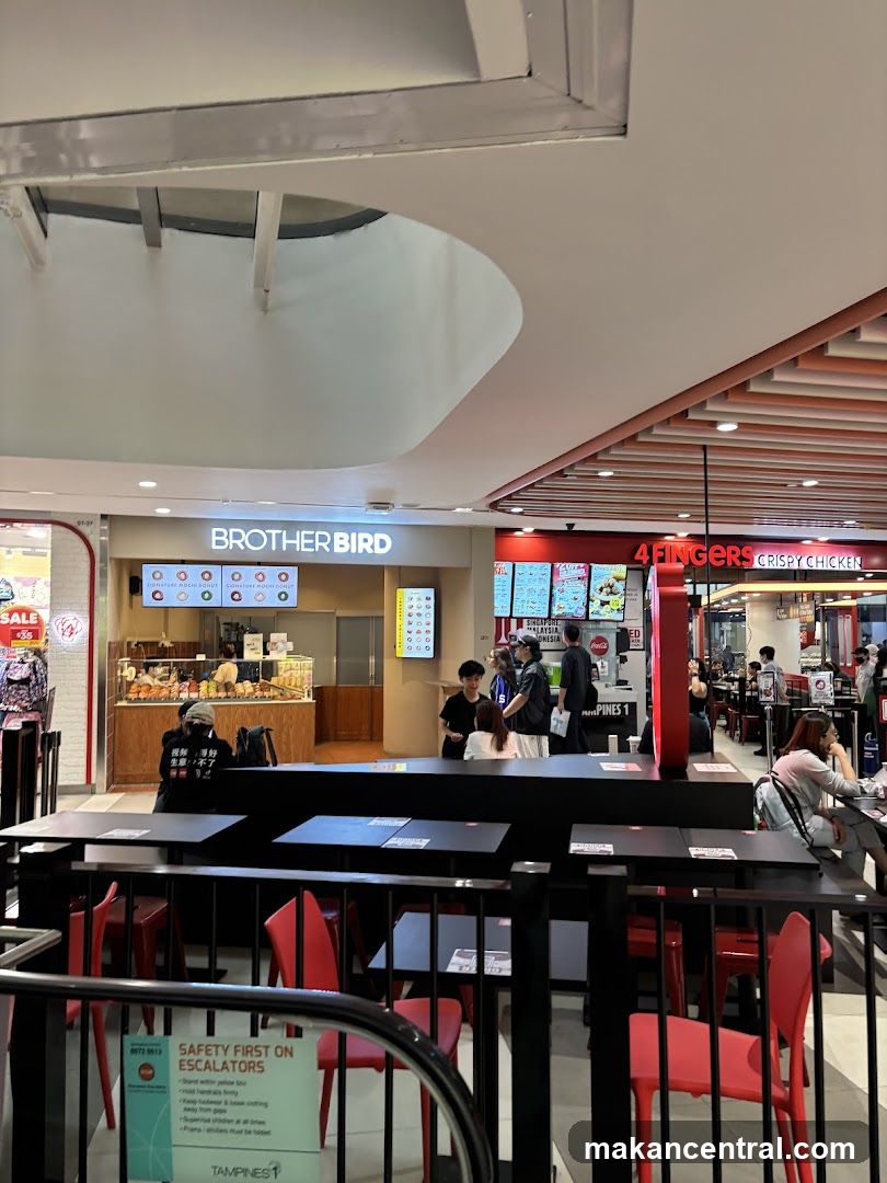 Food court with various eateries