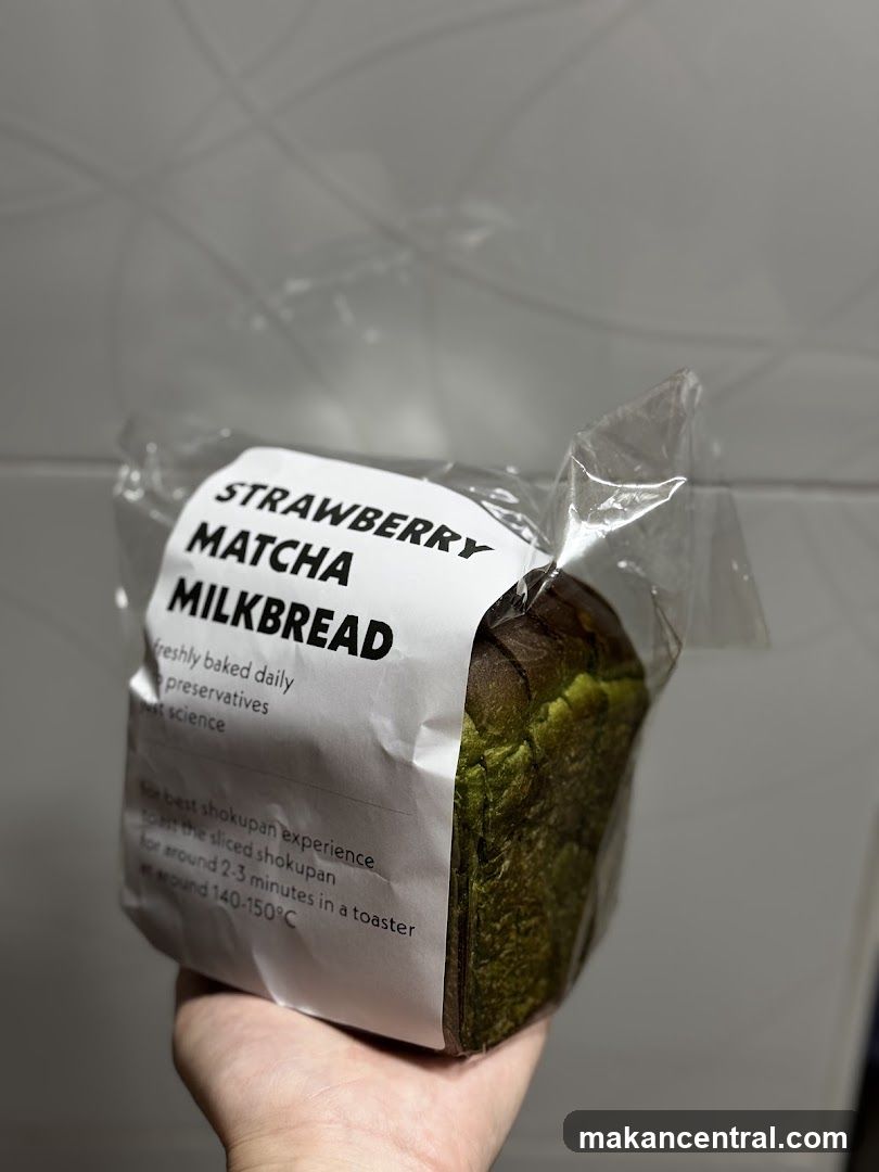 Strawberry Matcha Milkbread