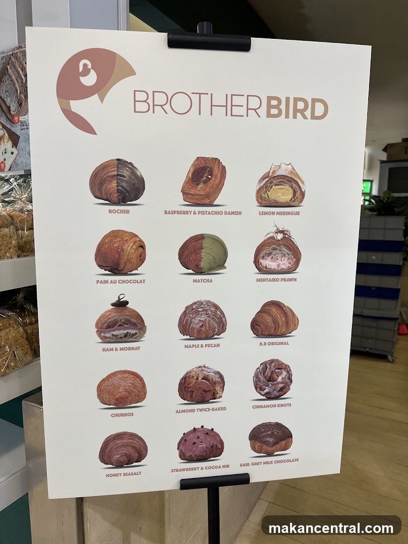 Brother Bird Pastry Menu