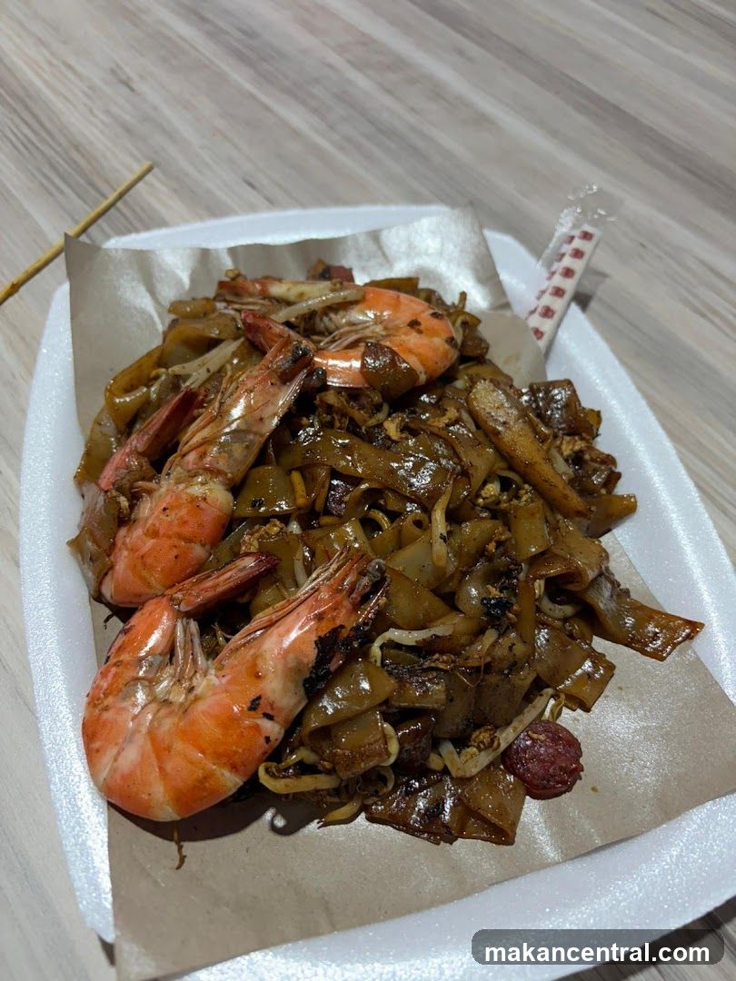 Char Kway Teow with Prawns