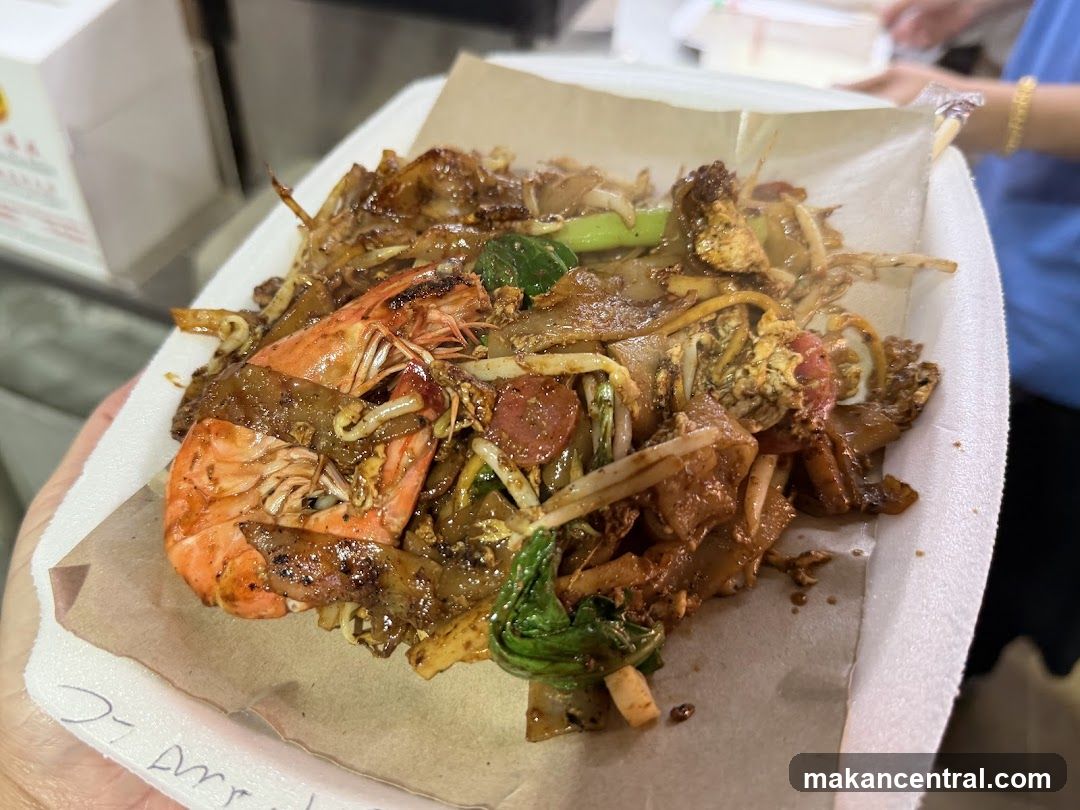 Plate of Char Kway Teow