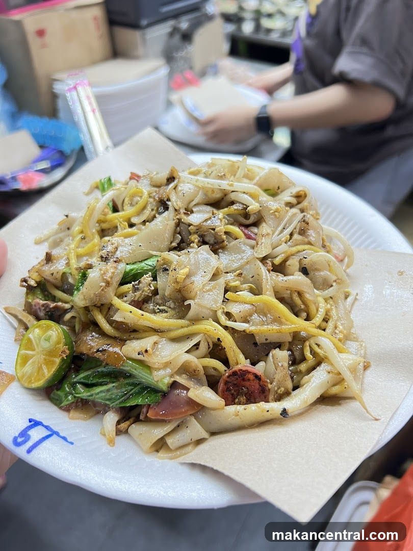 Plate of Stir-Fried Noodles