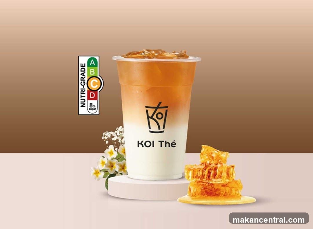 KOI Thé Drink with Honeycomb