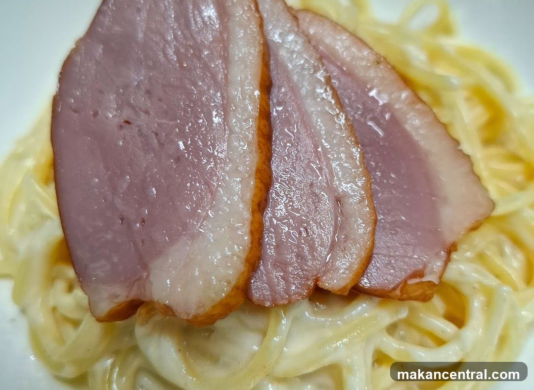 Spaghetti with Smoked Duck Breast