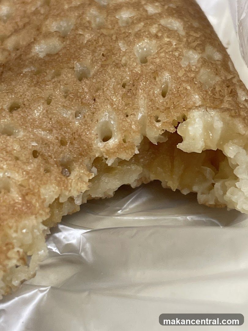 Close-up of a Bitten Pastry