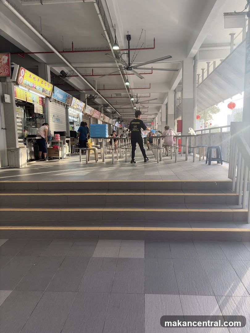 Hawker Centre with Food Stalls and Seating