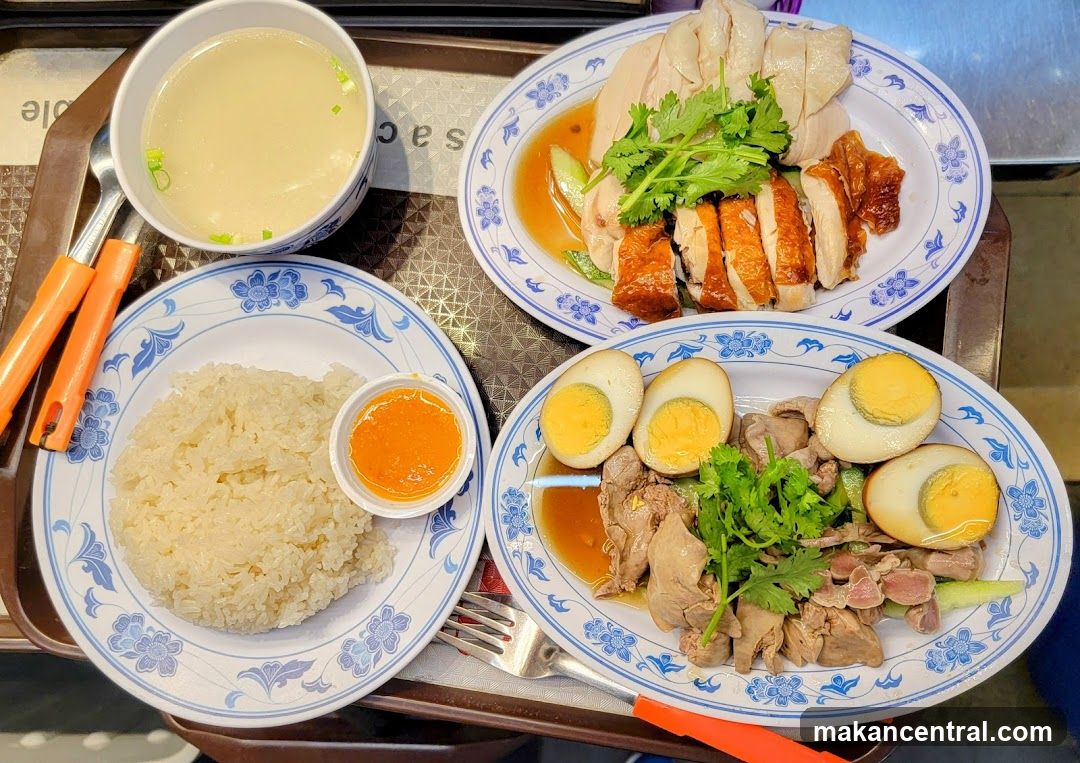Hainanese Chicken Rice Platter