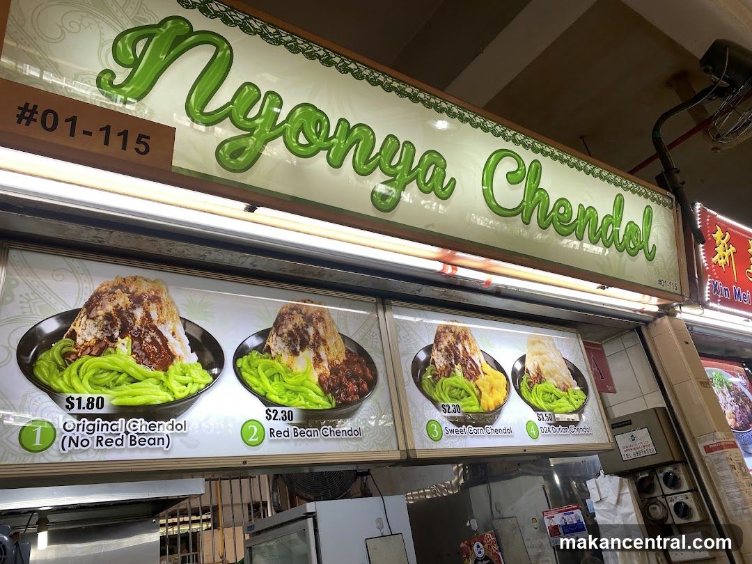 Nyonga Chendol Menu