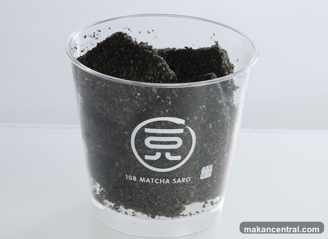 Black Sesame Powder in a Cup