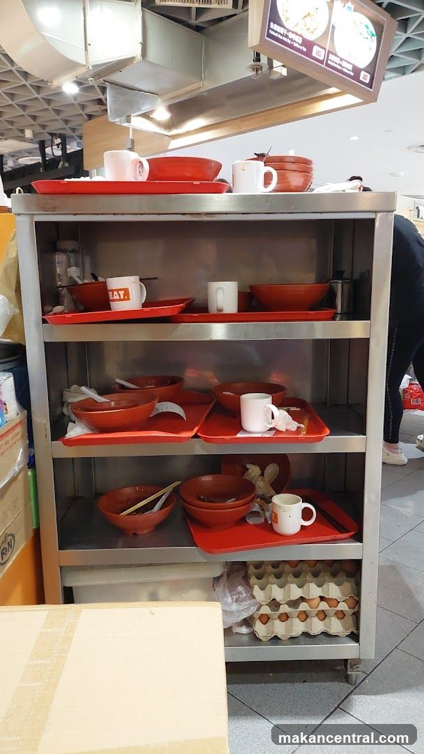 Dirty Dishes on Shelving Unit