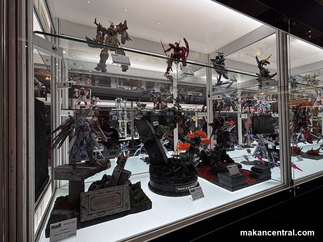 Display Case of Model Robots