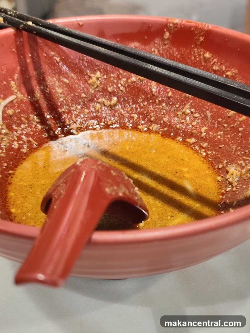 Empty Ramen Bowl