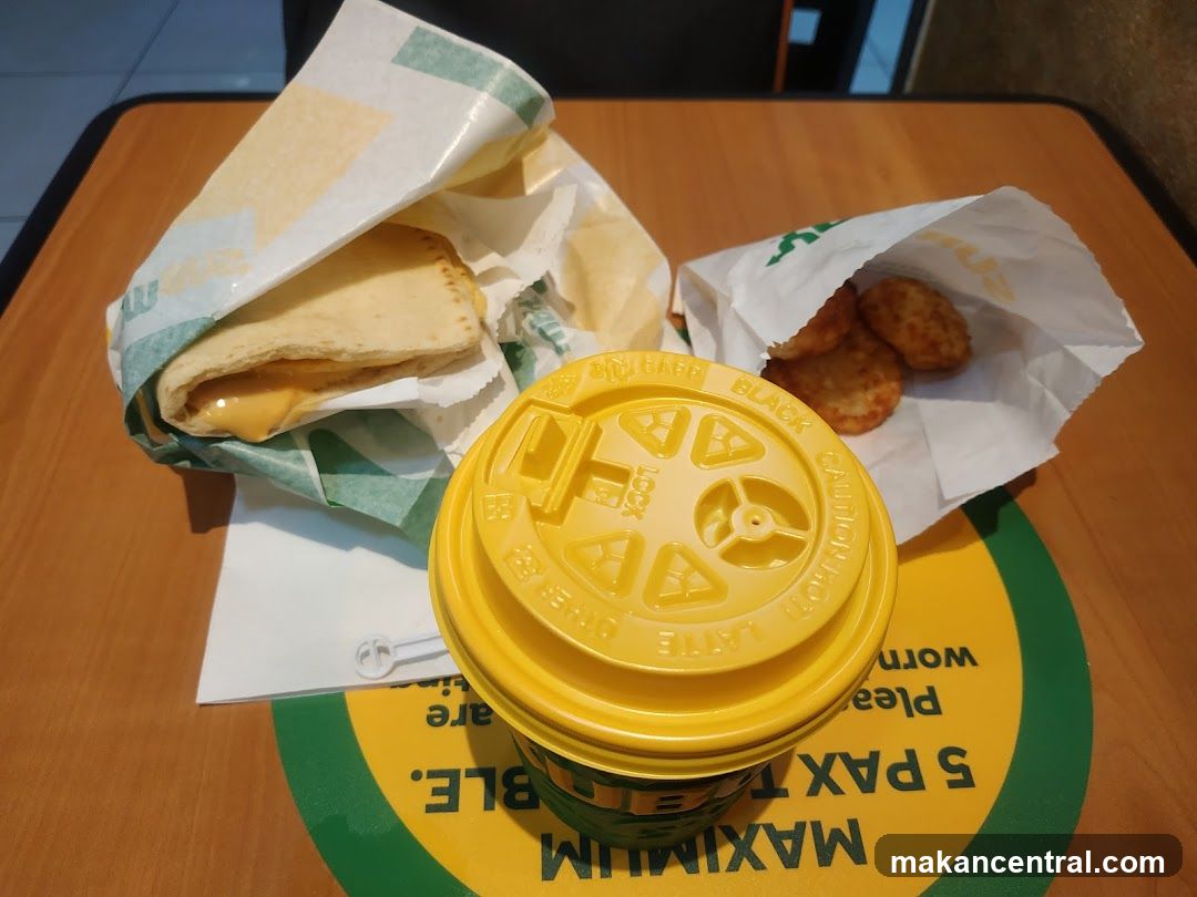 Subway Breakfast Meal