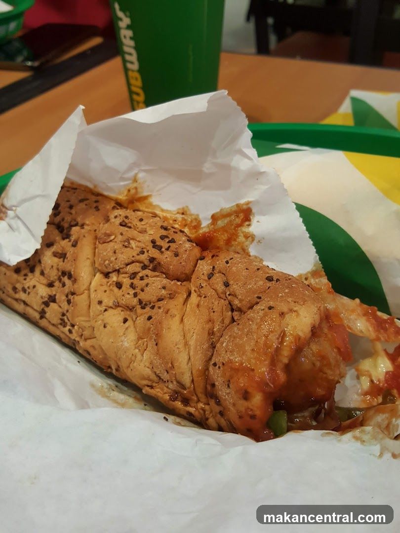 Subway Sandwich and Drink