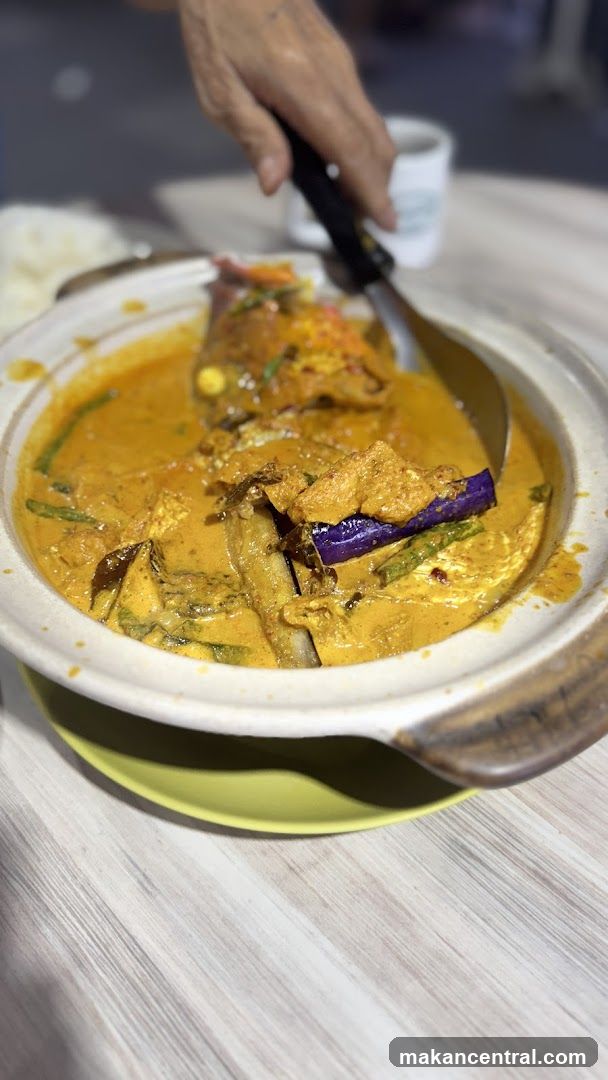 Curry Dish with Eggplant and Green Beans
