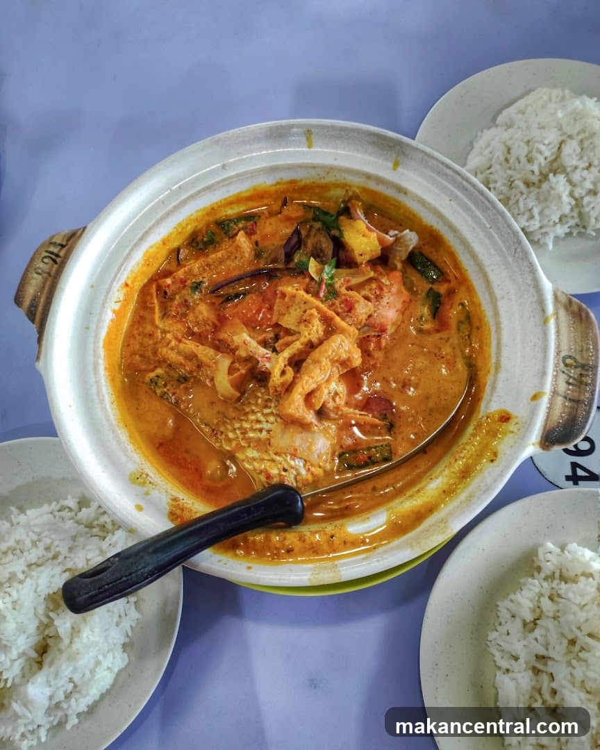 Curry Fish Head with Rice