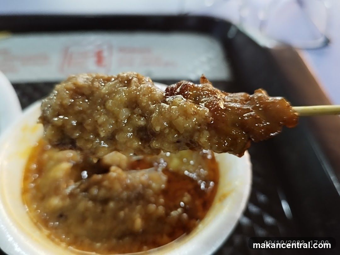 Meat Skewer with Peanut Sauce