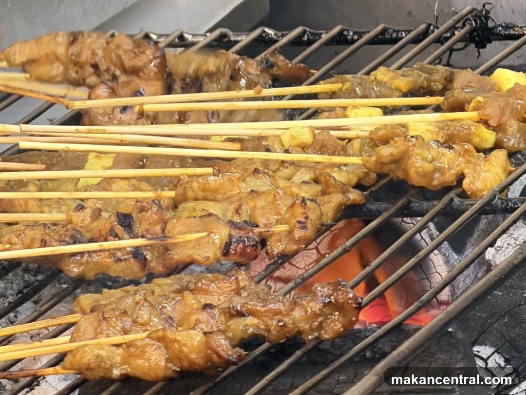 Meat Skewers Grilling