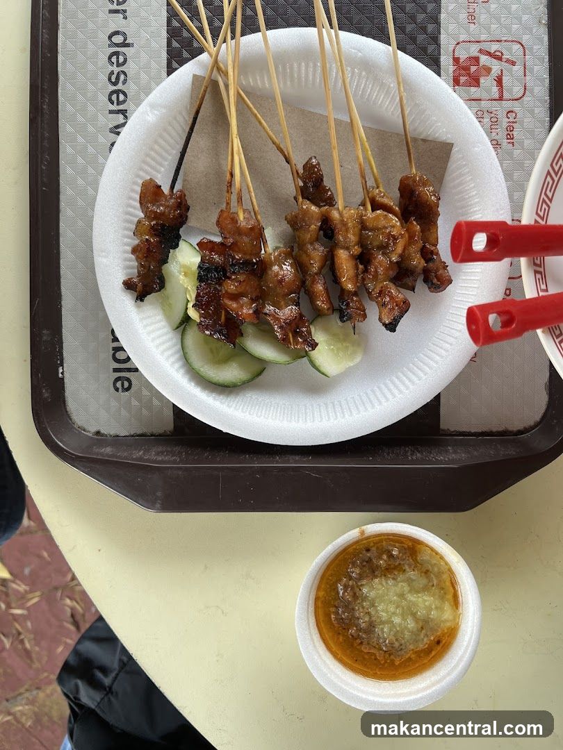 Satay Skewers with Peanut Sauce