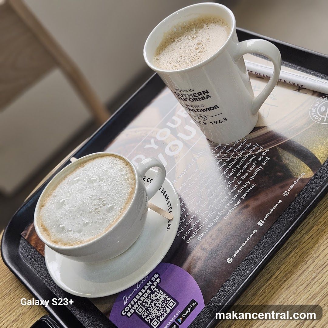 Coffee Drinks on a Tray