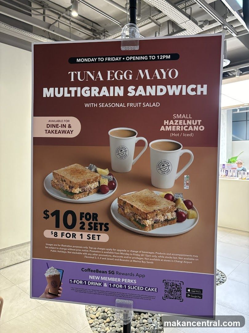 Tuna Egg Mayo Multigrain Sandwich Promotion