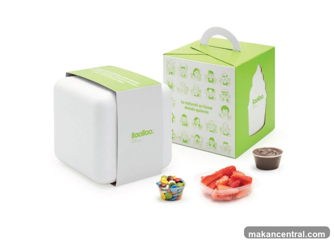 Llaollao Takeaway Packaging