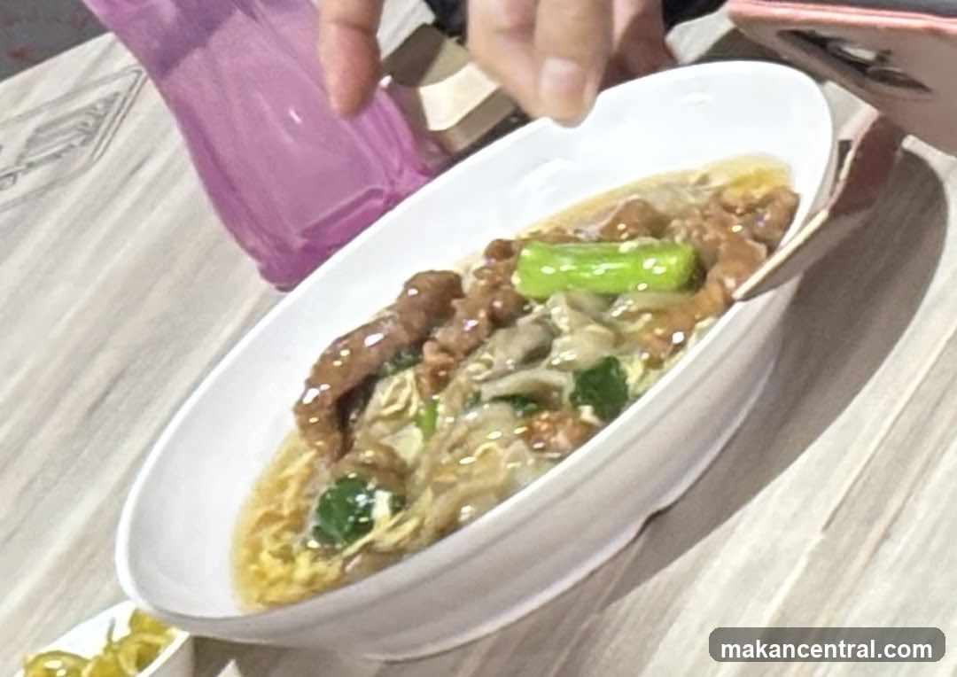 Noodle Dish with Beef and Vegetables