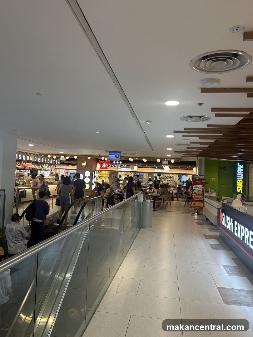 Food court with various eateries