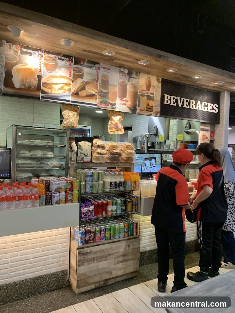 Beverage Counter with Snacks