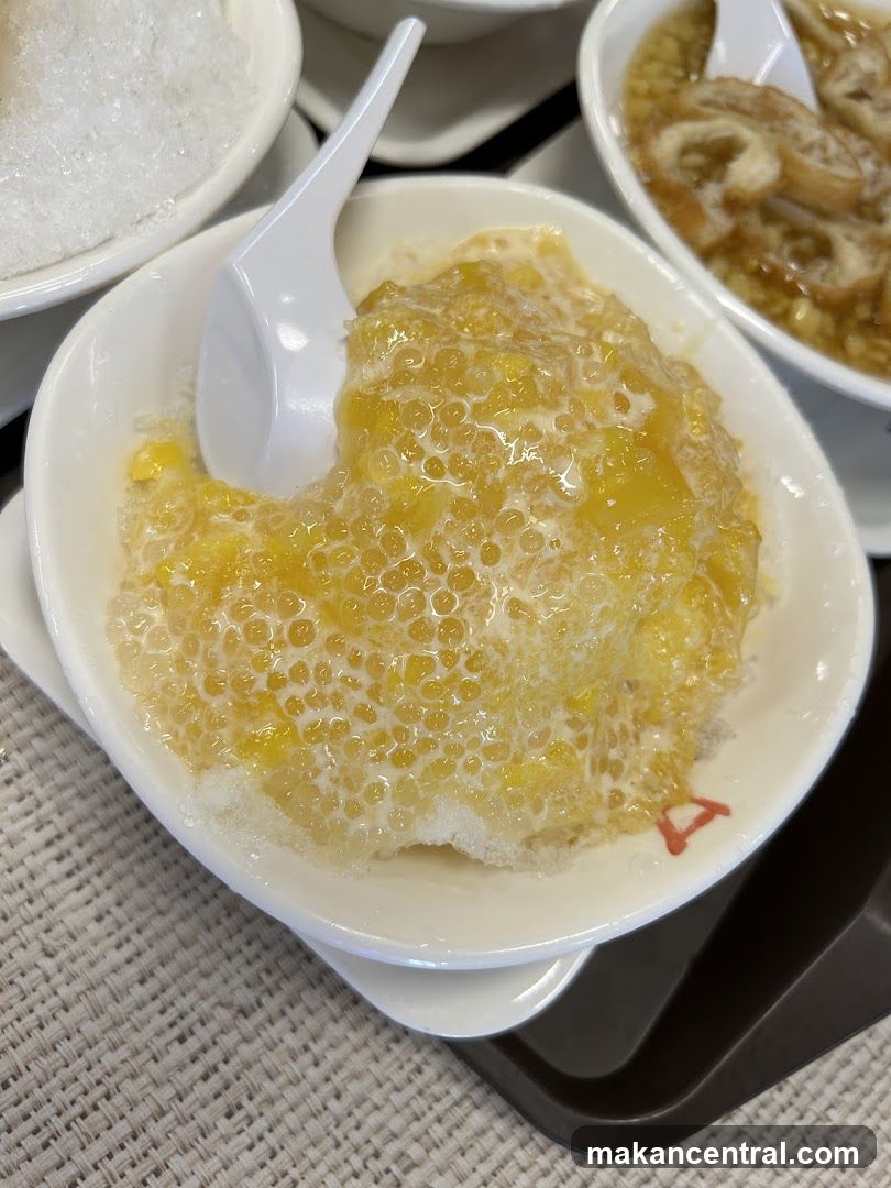 Dessert with Tapioca Pearls