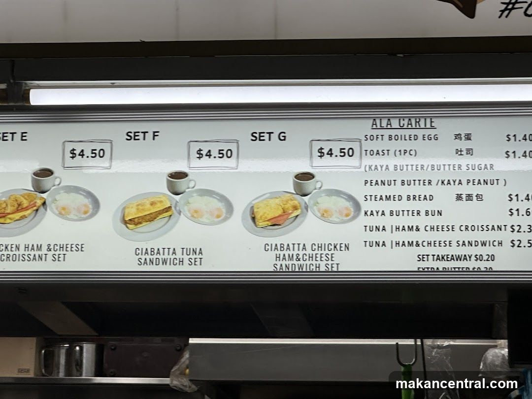 Ala Carte Menu