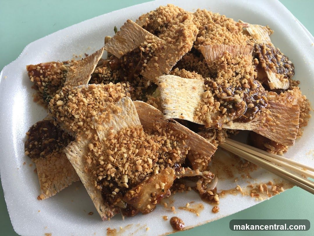Fried Dough with Peanut Topping