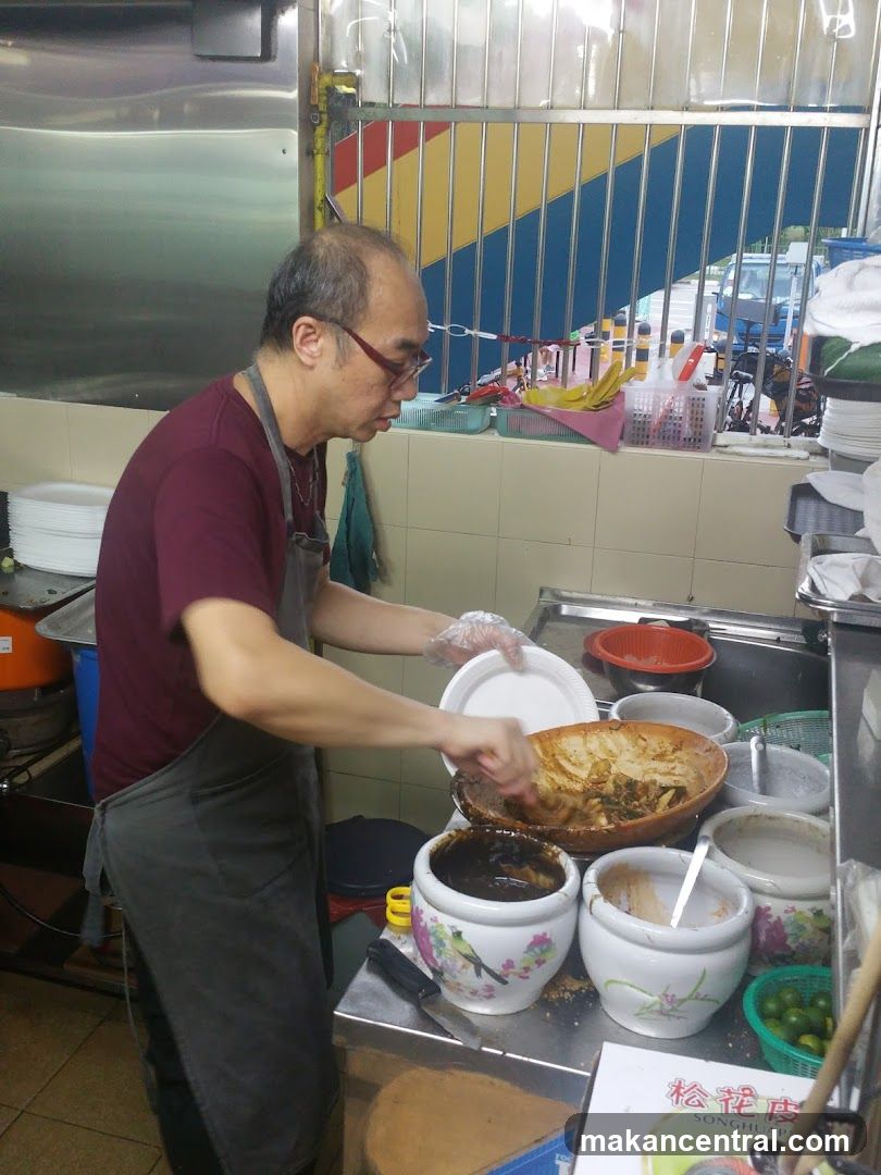 Man preparing food