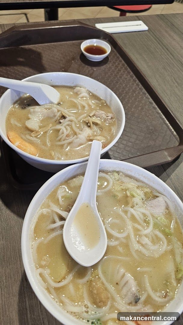 Two bowls of noodle soup