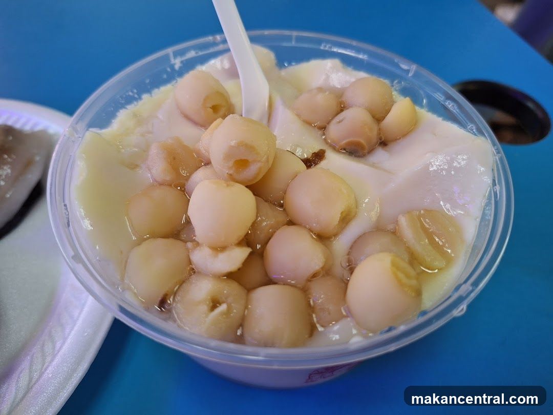 Tofu Pudding with Lotus Seeds