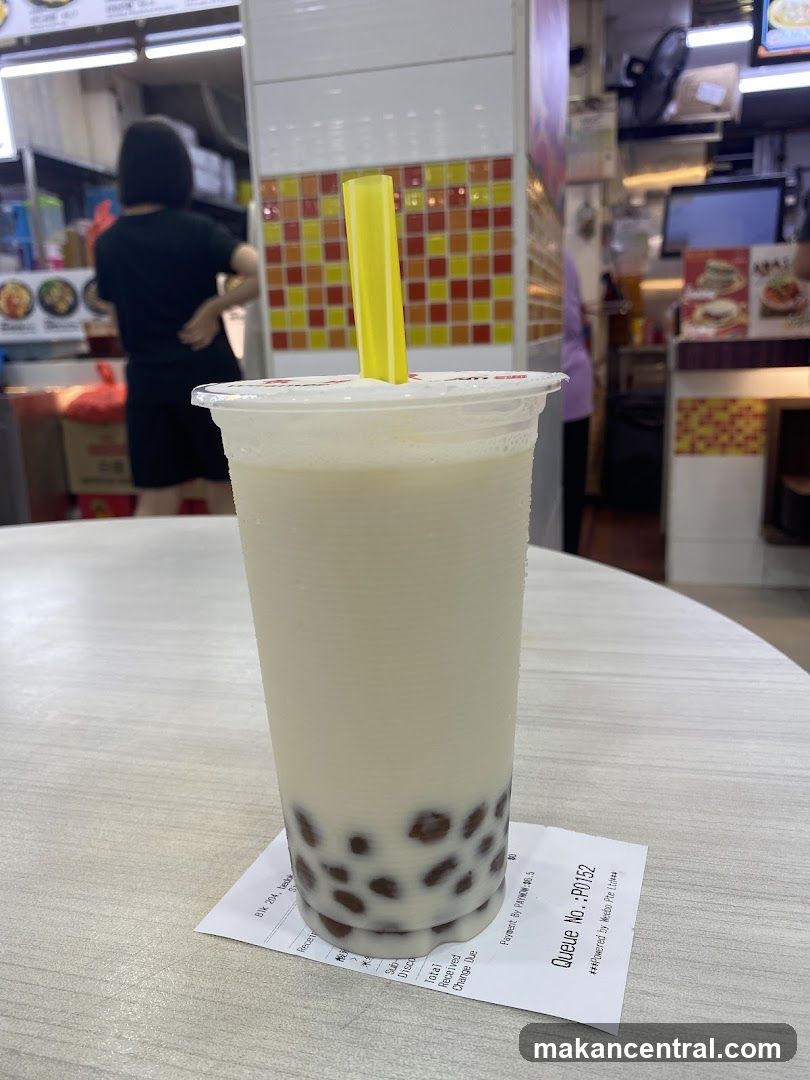 Bubble Tea with Receipt
