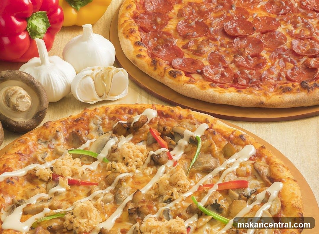 Two Pizzas with Ingredients