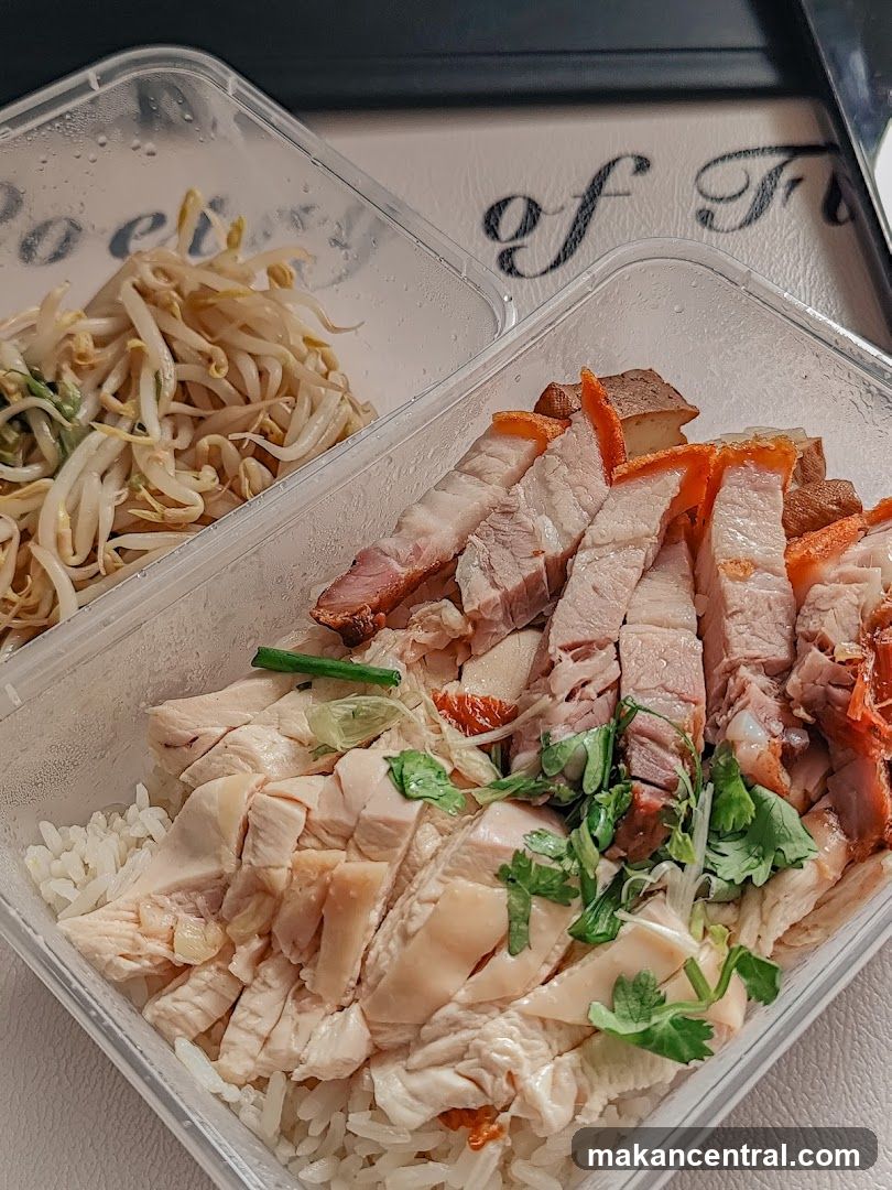 Roast Pork and Chicken Rice