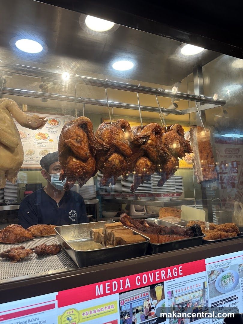 Roasted Chickens and Other Food Items