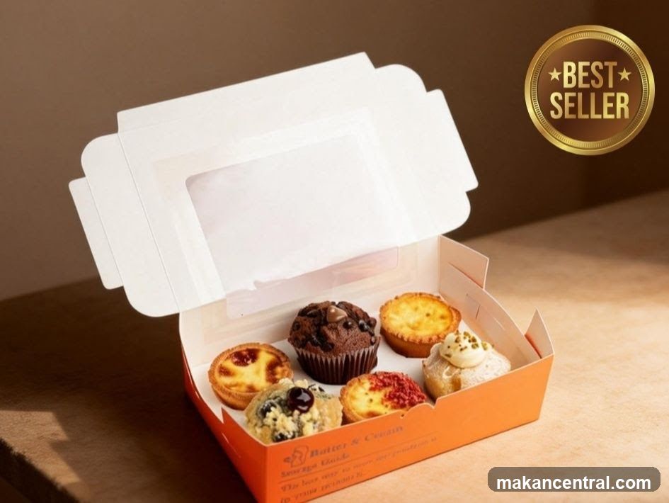 Assorted Pastries in a Box