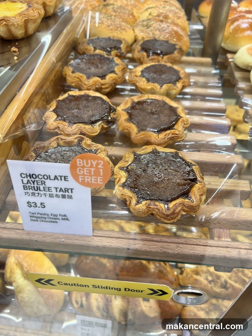 Chocolate Layer Brulee Tart