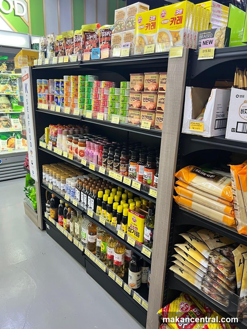 Asian Grocery Store Shelves
