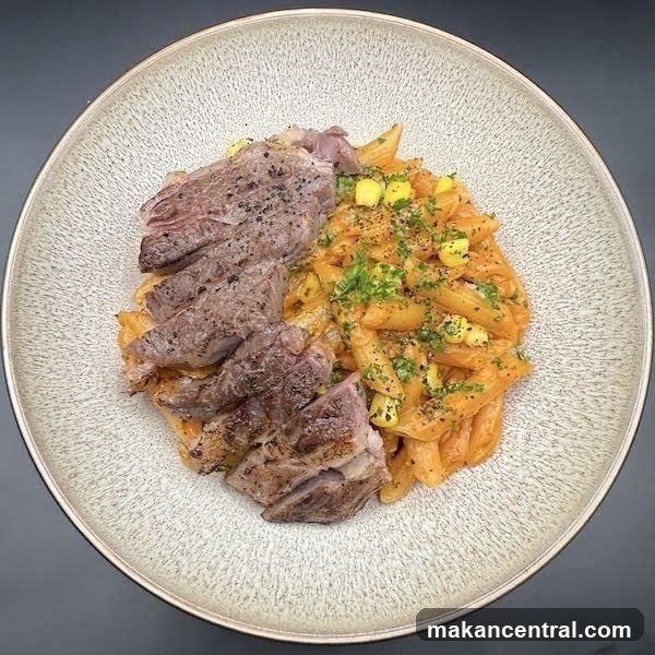 Steak and Pasta